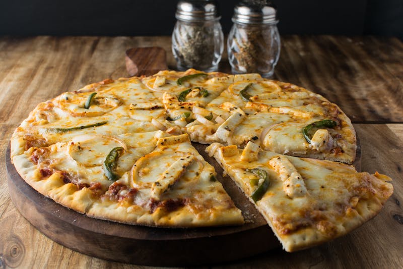 Vegetarian pizza catering option